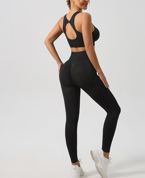 Women’s C neck top &  long leggings  set