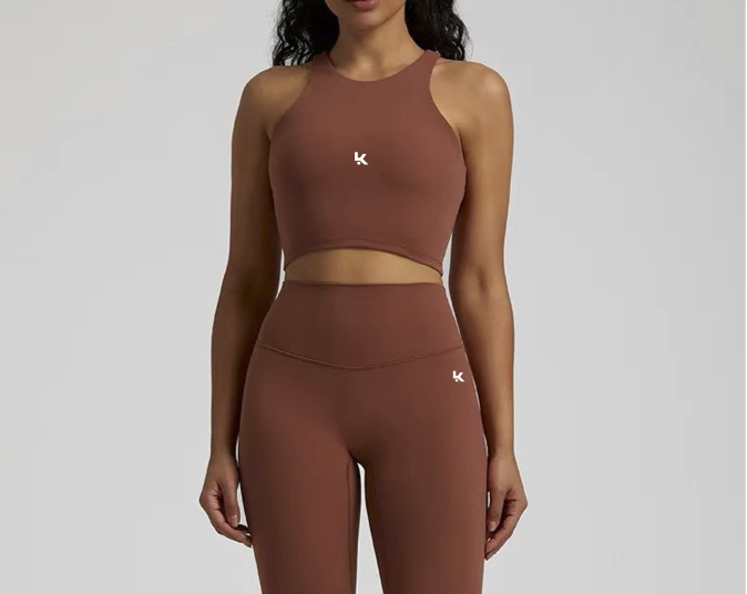 Women’s C-Neck Top & Leggings Set